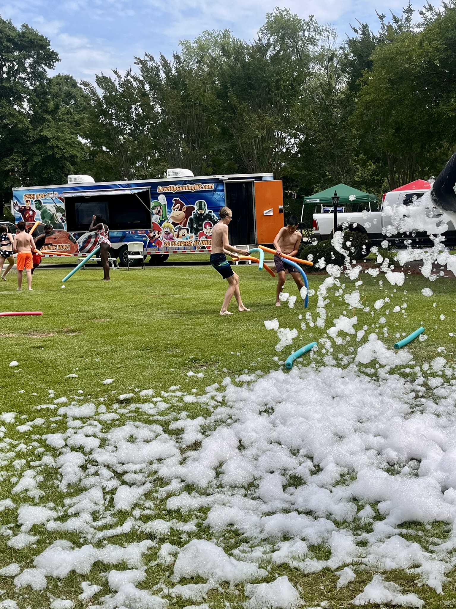 Foam Party FUN!  